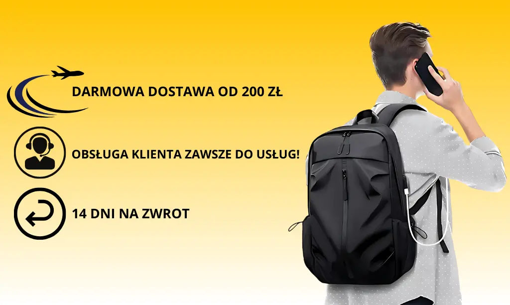 Plecaki podróżne do samolotu w kolorze czarnym, z darmową dostawą od 200 zł, 14 dni na zwrot i niezawodną obsługą klienta.